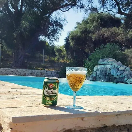 Villa In Corfu Near Porto Timoni Beach וילה Afión